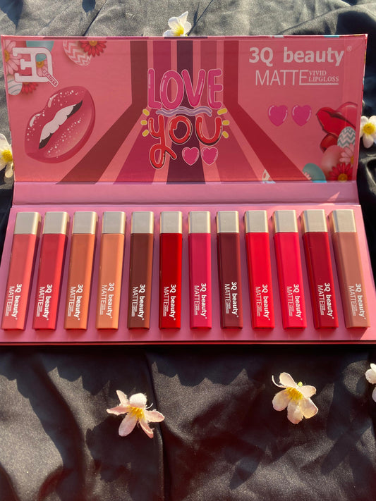 3Q beauty Matte vivid Lipgloss