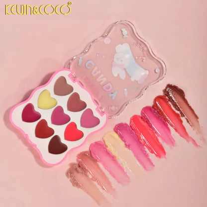 Kevin & Coco 9-Color Heart Animal Candy Lip Cream