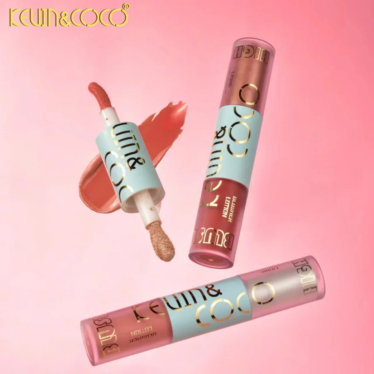 Kevin & Coco Liquid High4lighter & Blusher ( Set of 6 )