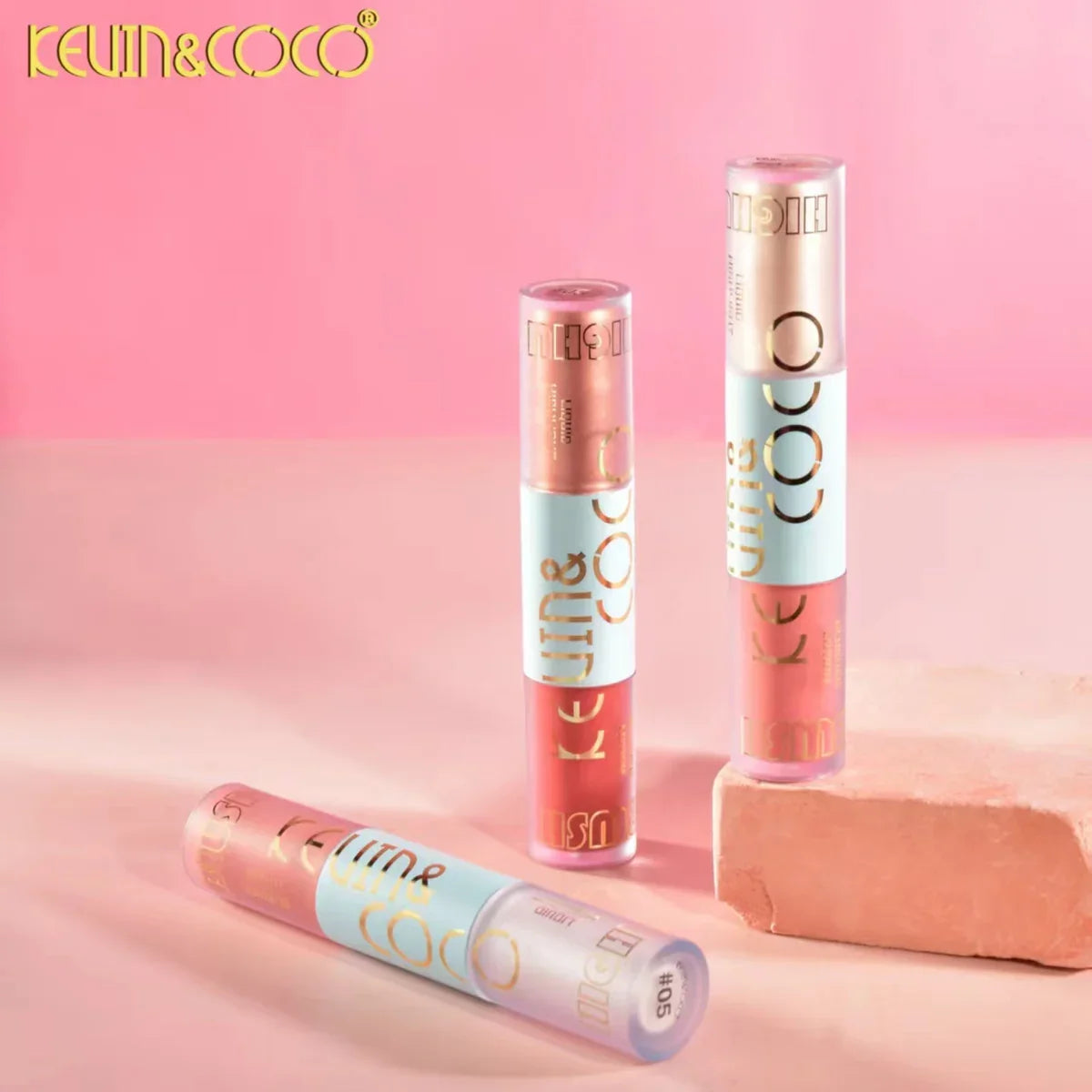 Kevin & Coco Liquid High4lighter & Blusher ( Set of 6 )