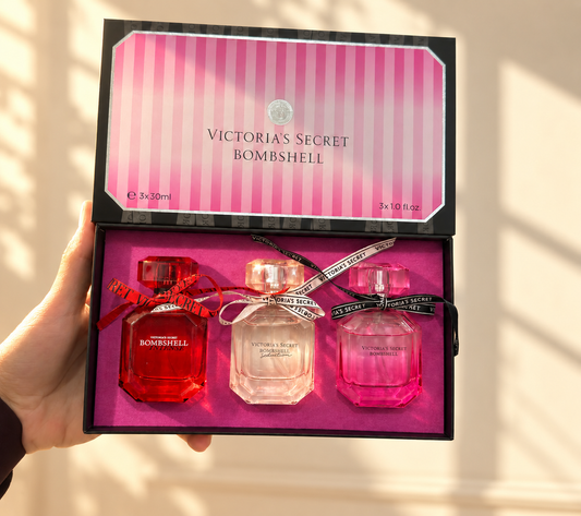 Victoria’s Secret Bombshell Perfume Gift Set – 3 × 30ml