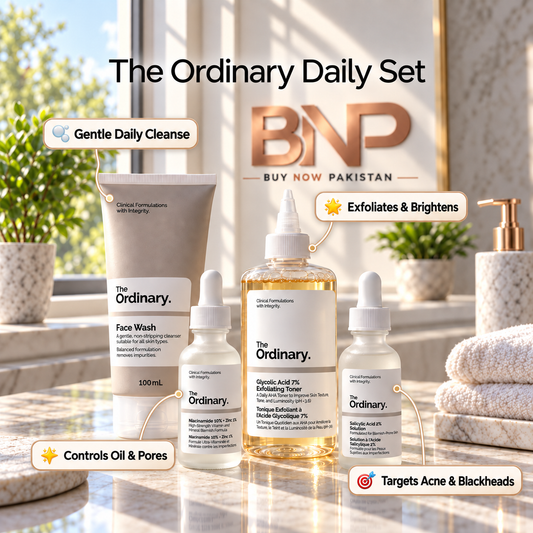The Ordinary Daily Set — Complete 4-Product Skincare Routine (100% Authentic)
