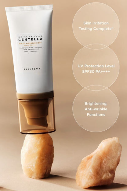 SKIN 1004 madagascar centella air-fit suncream light spf30 pa++++