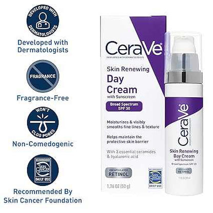 CeraVe Skin Renewing Day Cream with Sunscreen - Buy Now Pakistan