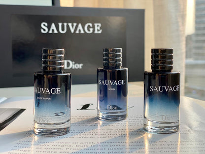 Dior Sauvage 3 in 1 Set For Men 30ml Each EDT