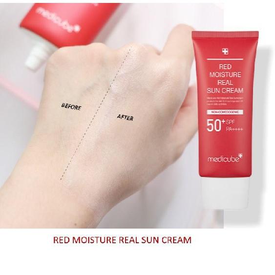 Medicube Red Moisture Real Sun Cream SPF50+ PA++++ 50ml