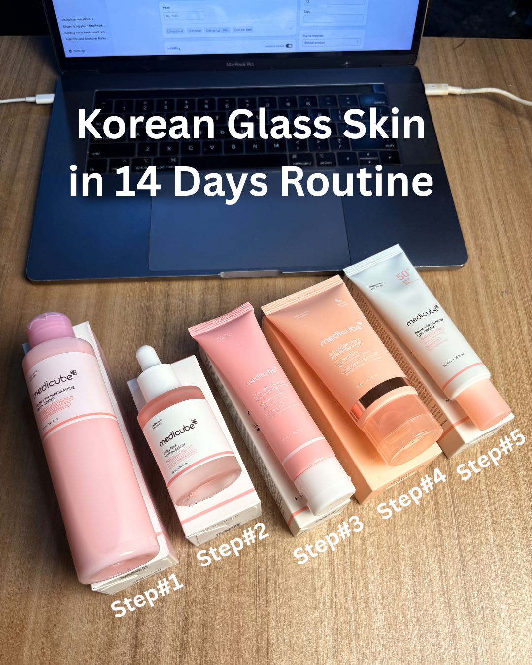 Medicube Korean Glass Skin Bundle — K-Beauty Glass Skin Routine (100% Authentic)