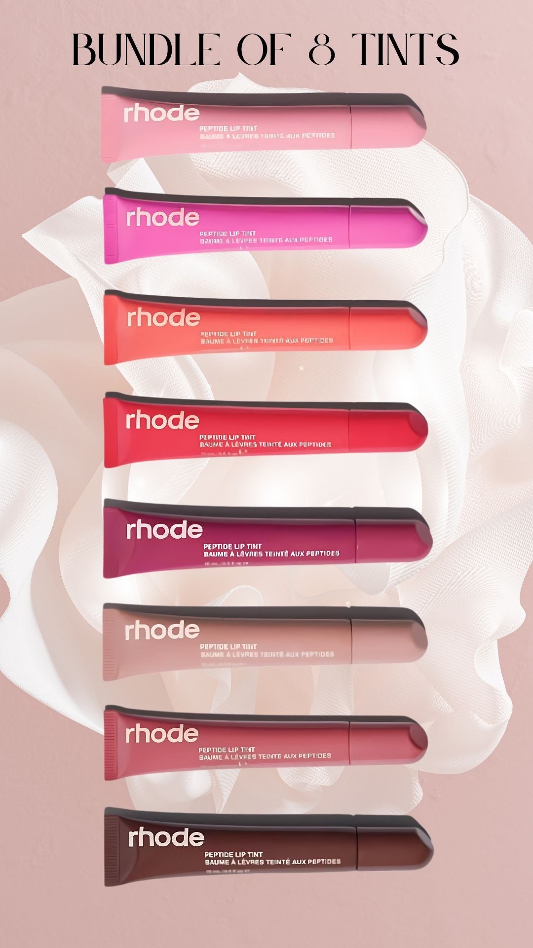 Rhode Peptide Lip Tint — Complete 8-Shade Collection (100% Authentic Import)