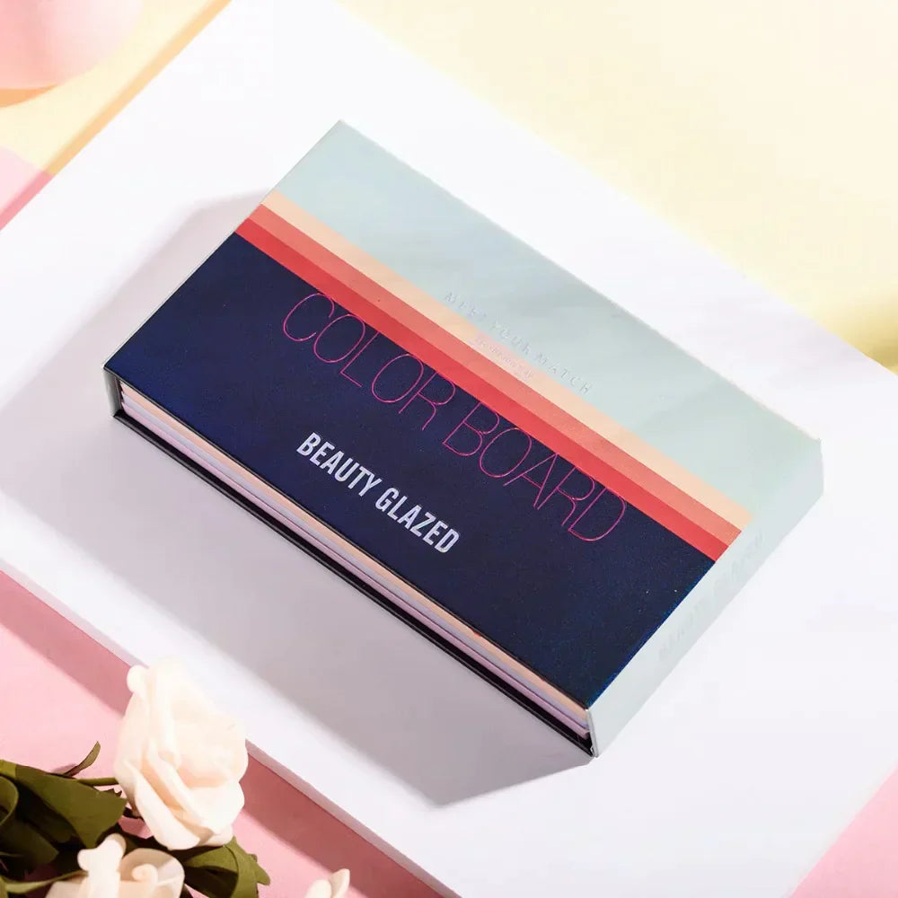 Beauty Glazed 60 Color Board Eyeshadow Palette with vibrant matte and shimmer shades for versatile makeup looks