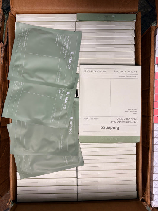 Biodance refreshing sea kelp mask ( 4x sheet Masks )
