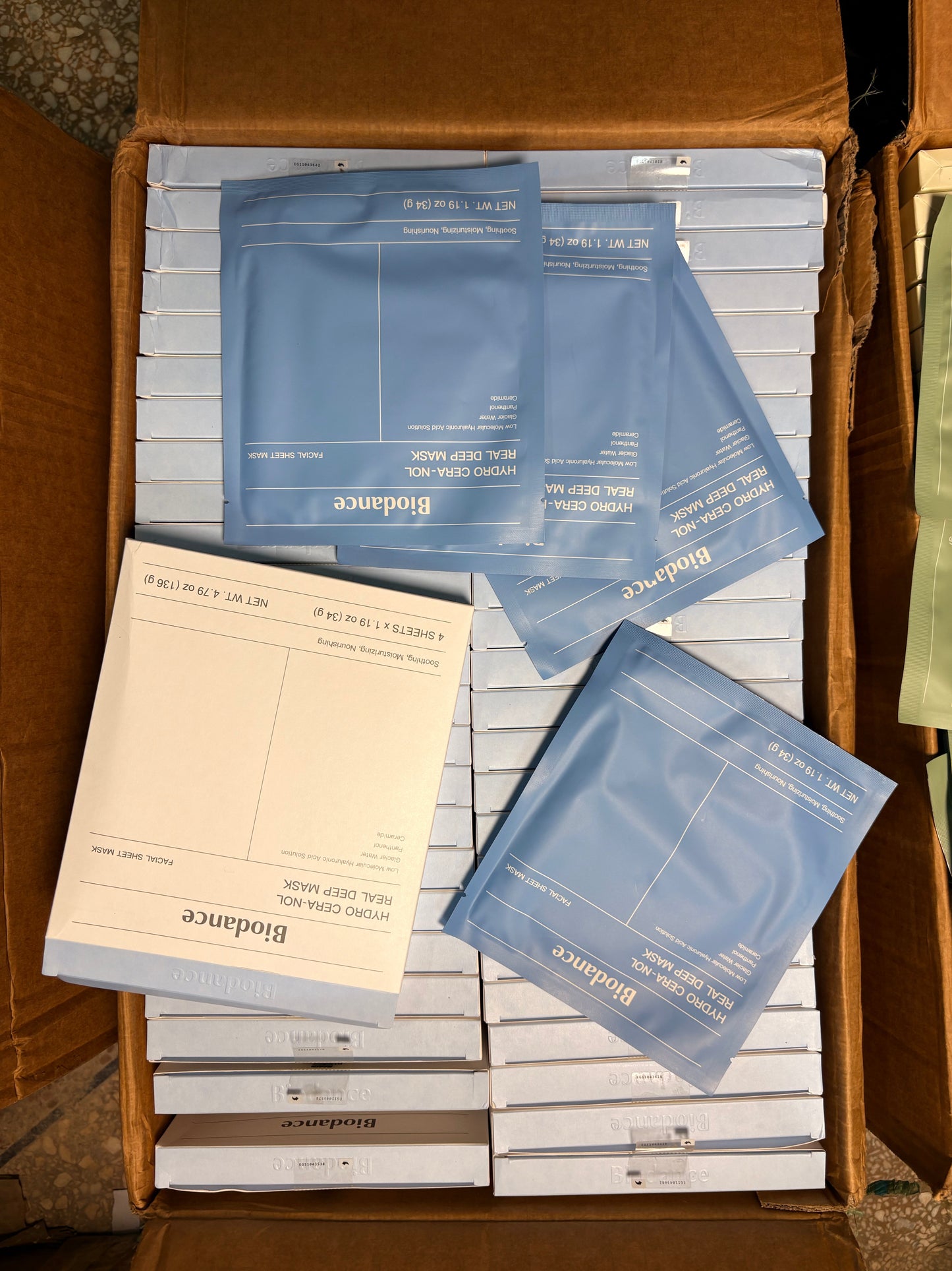 Biodance hydro cera-nol real deep mask ( 4x Sheet Mask )
