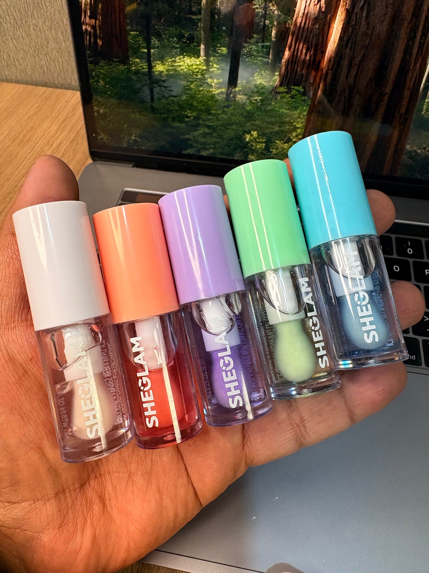 SHEGLAM Jelly Wow Hydrating Lip Oil Set (Pack of 5)