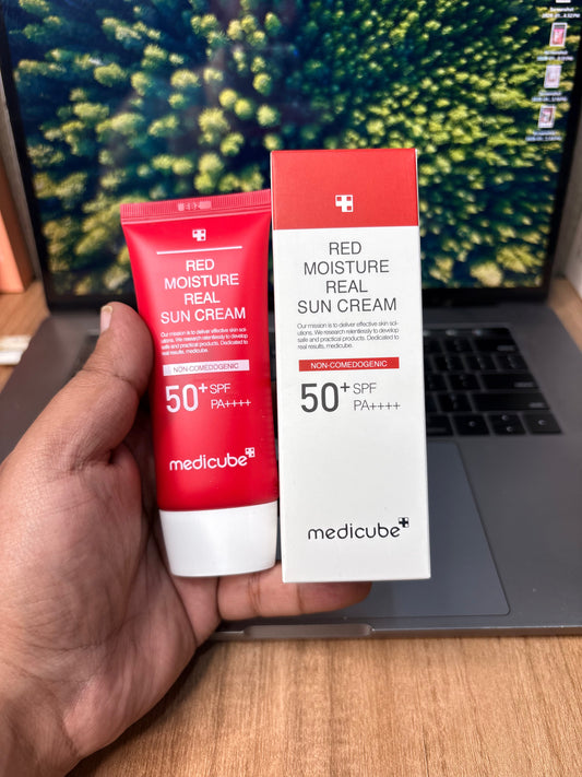Medicube Red Moisture Real Sun Cream SPF50+ PA++++ 50ml