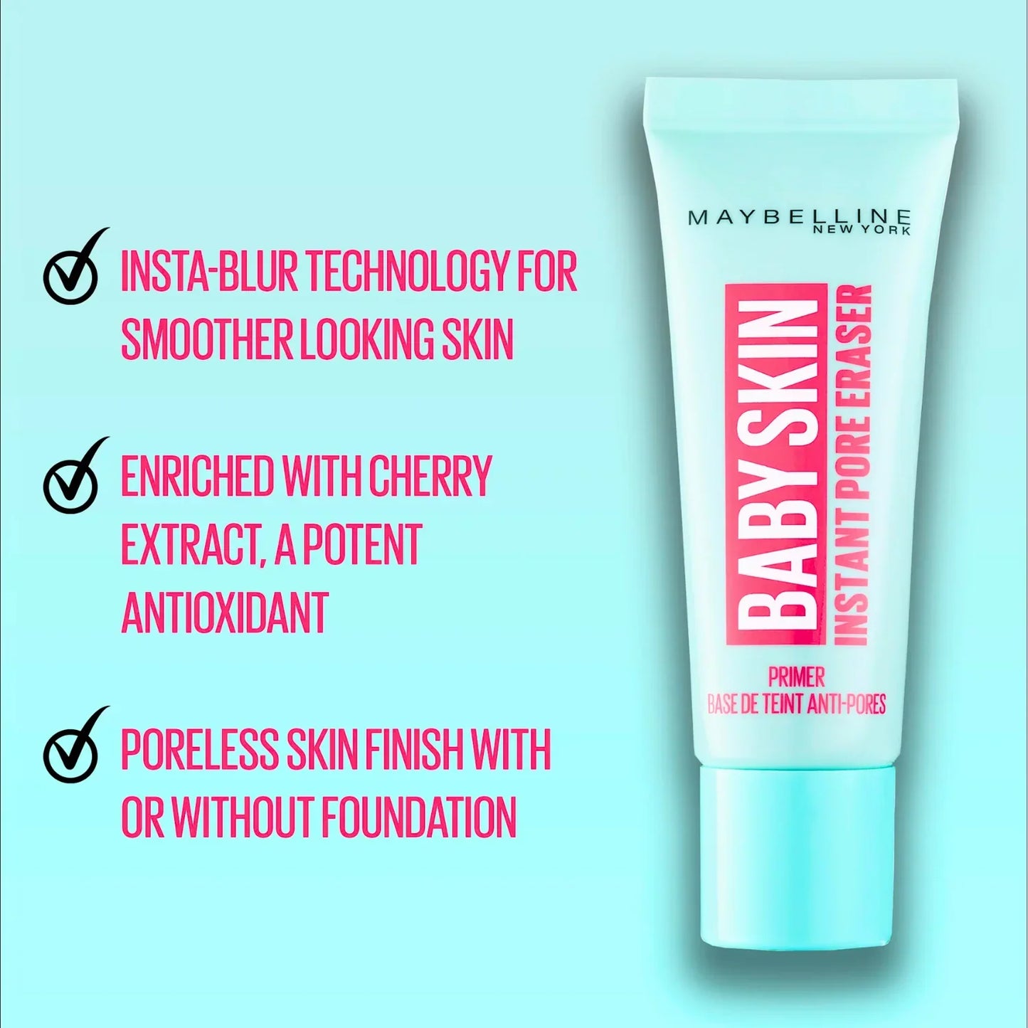 Baby skin instant pore eraser