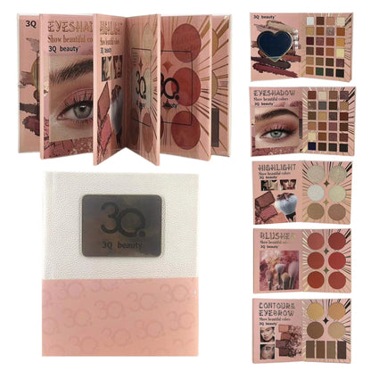 3Q Beauty 5 Fold Book Palette High Quality