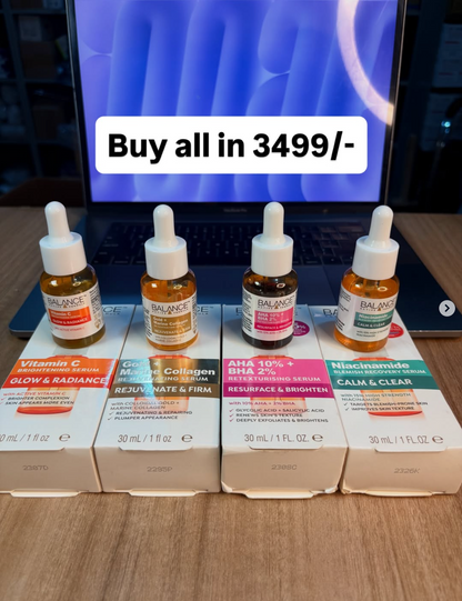 Balance pack of 4 Serums