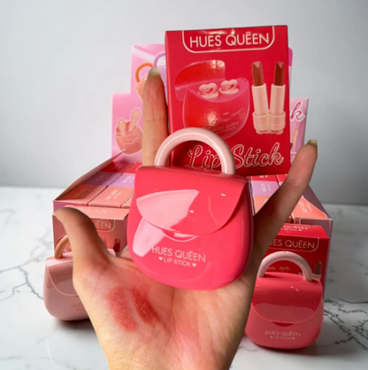 Hues Queen Bag Shape Hydrating Lipstick — 3 Shades