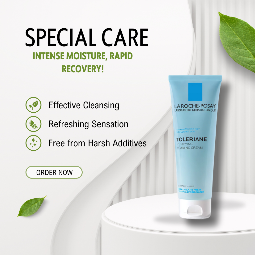 La Roche-Posay Effaclar AR Purifying Foaming Gel for oily and sensitive skin, 200ml bottle