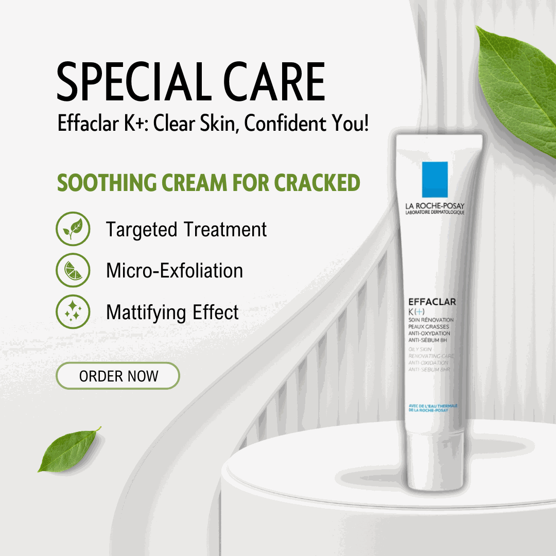 La Roche-Posay Effaclar K+ moisturizer for oily, acne-prone skin with mattifying and exfoliating properties