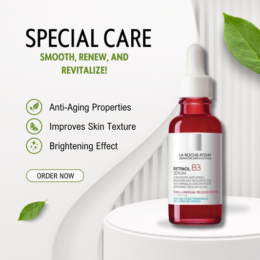 LA ROCHE-POSAY RÉTINOL B3 anti-wrinkle serum bottle for sensitive skin with retinol and vitamin B3