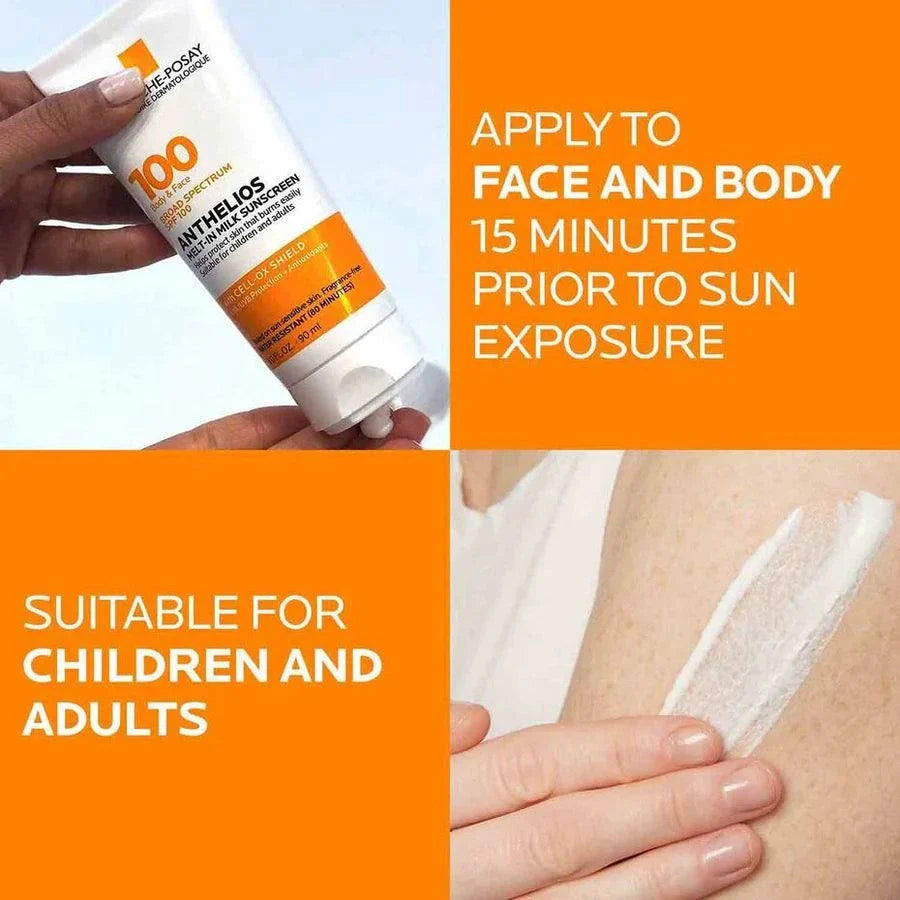 La Roche-Posay Anthelios Melt-In Milk Sunscreen SPF 100 - Buy Now Pakistan