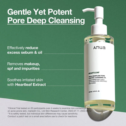 ANUA Heartleaf Pore Control Cleansing Oil