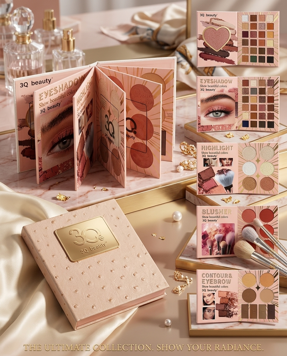 3Q Beauty 5 Fold Book Palette High Quality