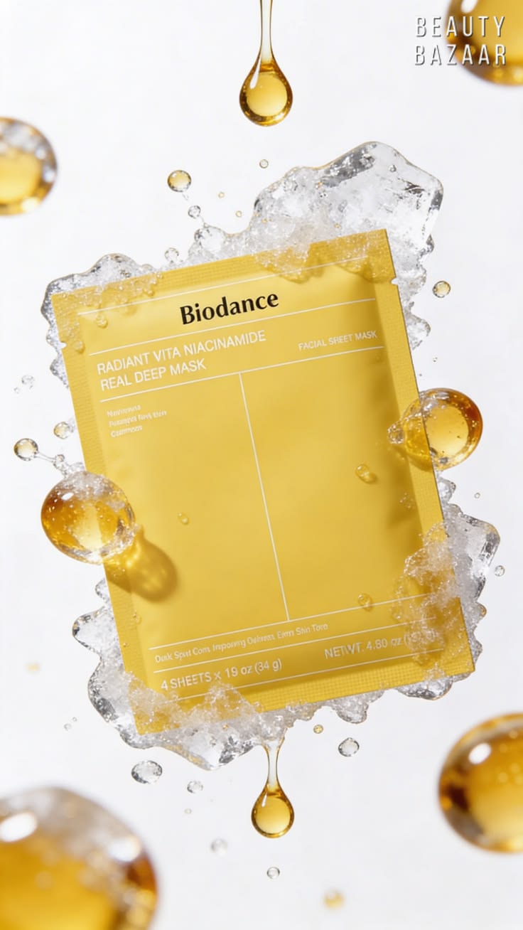 Biodance radiant vita niacinamide real deep mask ( 4x Sheet Mask )