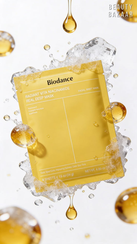 Biodance radiant vita niacinamide real deep mask ( 4x Sheet Mask )