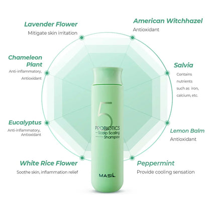 MASIL 5 Probiotics Scalp Scaling Shampoo - 300ml
