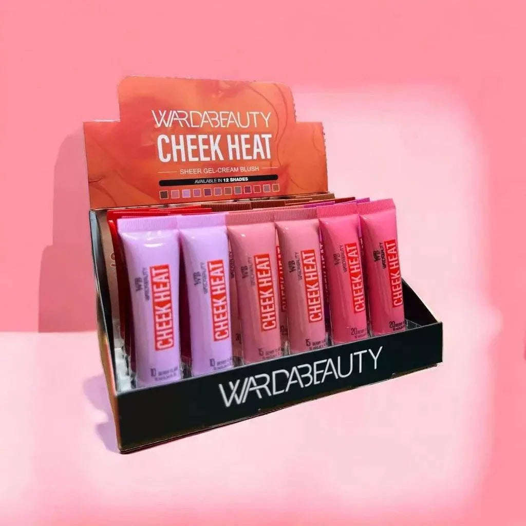 Warda Beauty Cheek Heat Dheer Gel-Cream Blush in 12 shades for radiant natural glow