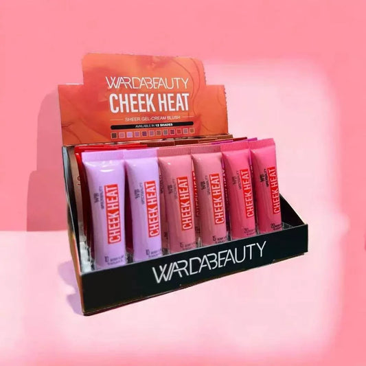 Warda Beauty Cheek Heat Dheer Gel-Cream Blush in 12 shades for radiant natural glow