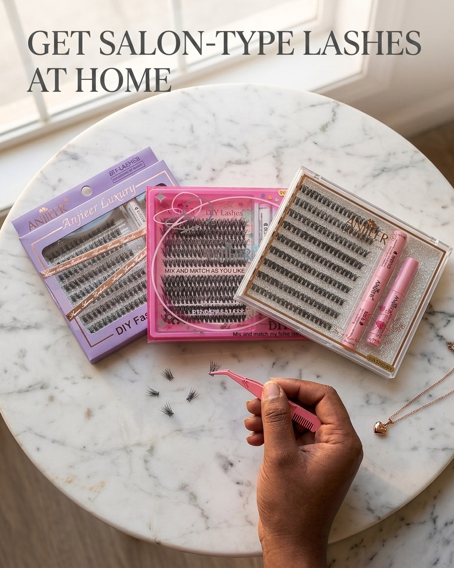 DIY mix and mach false lashes